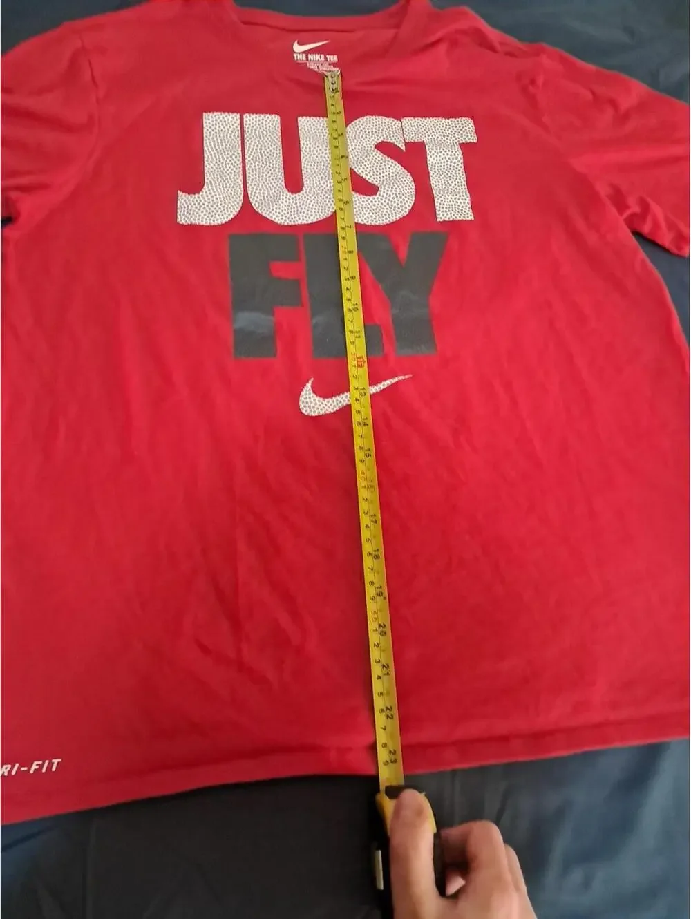 Nike Men's Dri-Fitsize Large Red 